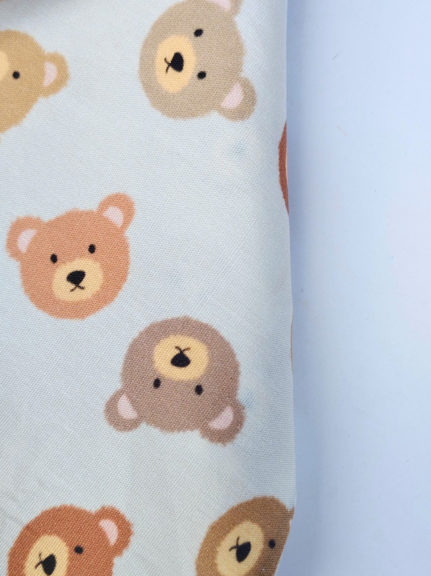 Bandana chien motif ourson