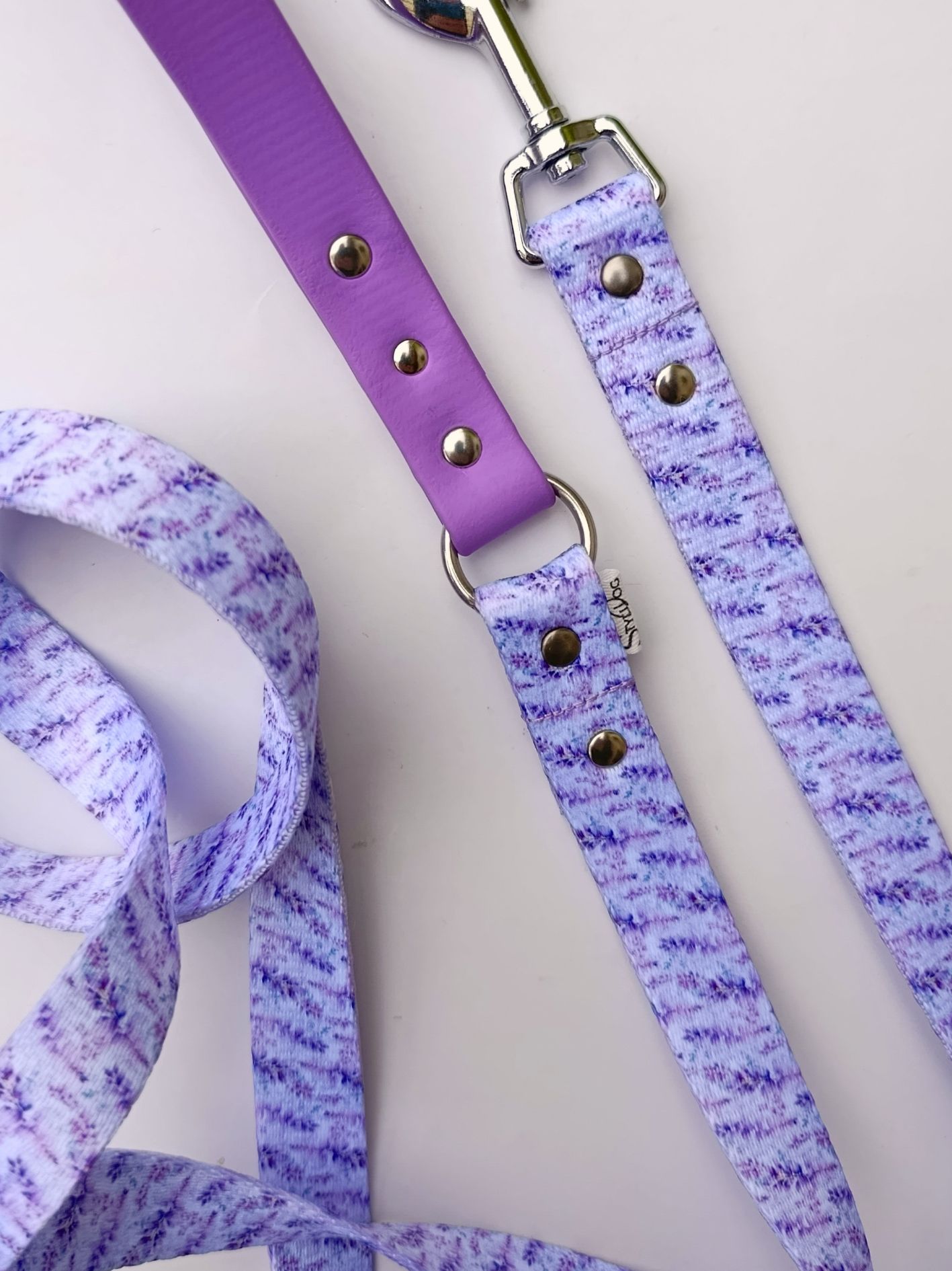 Laisse pour chien motif lavande Stylidog