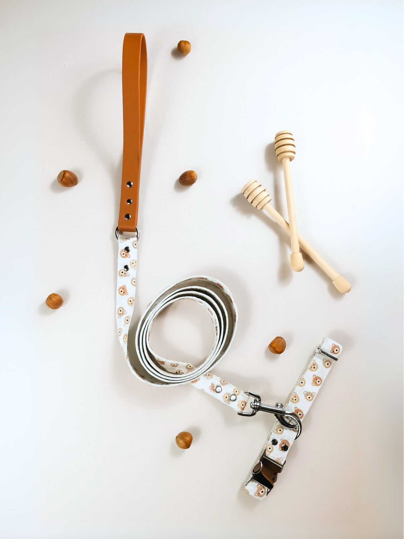 collier pour chien motif tête dours
