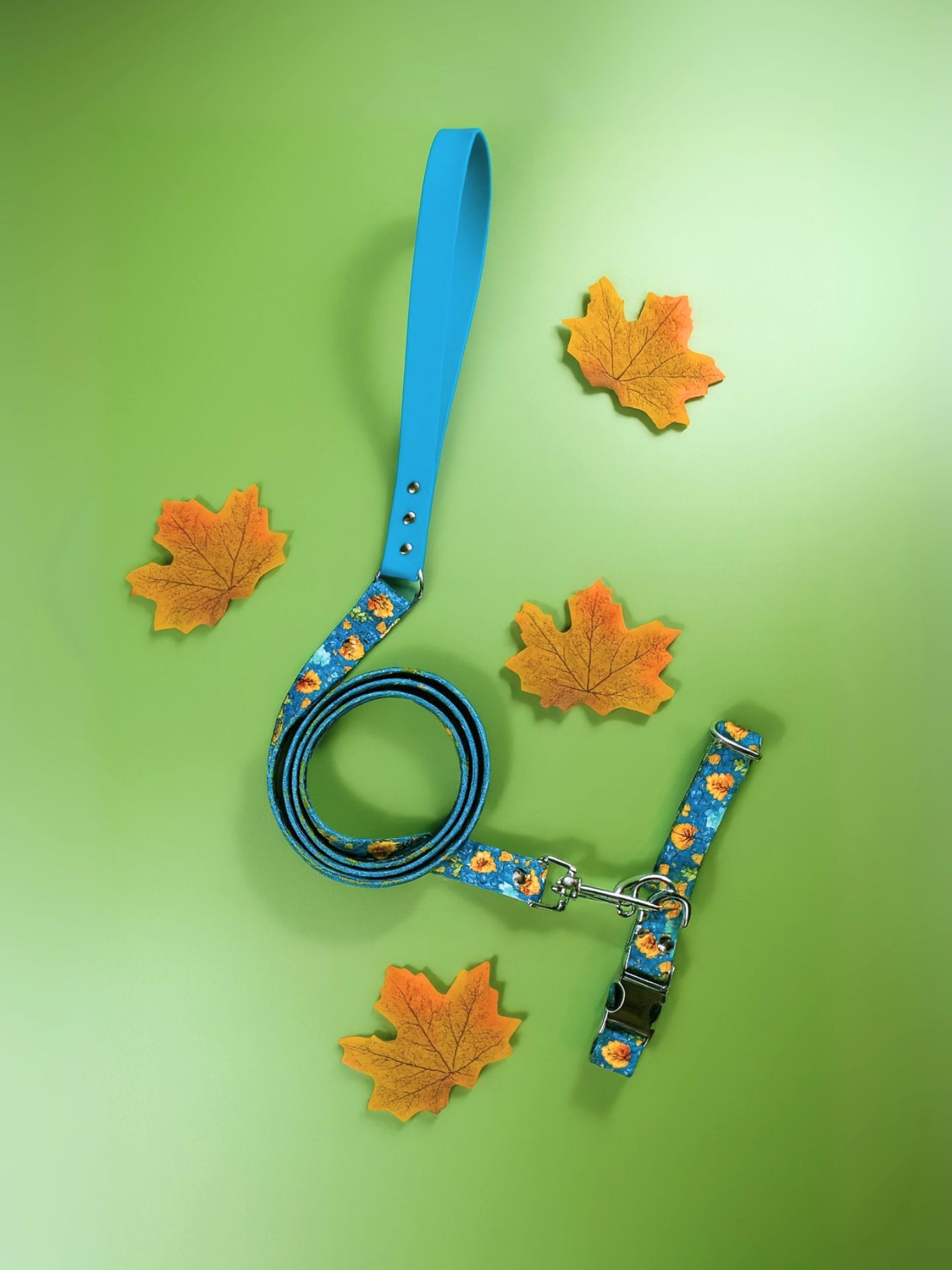 collier pour chien motif forêt