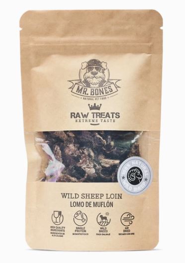 Raw Treats filet de mouflon sauvage – Friandises naturelles chien & chat