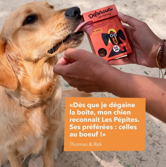friandises pour chien delamour boeuf