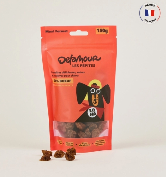 friandises pour chien delamour boeuf