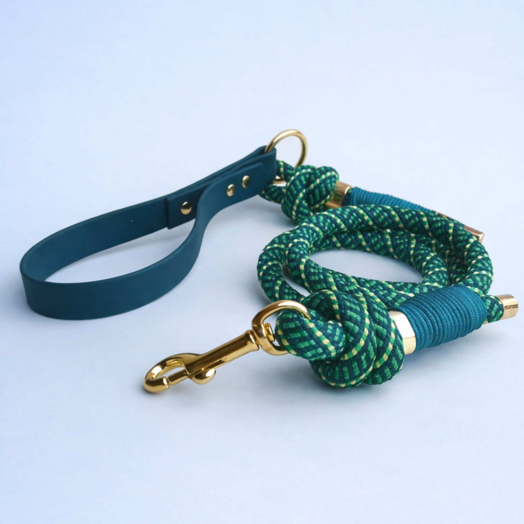 Laisse pour chien bi-matière, personnalisable