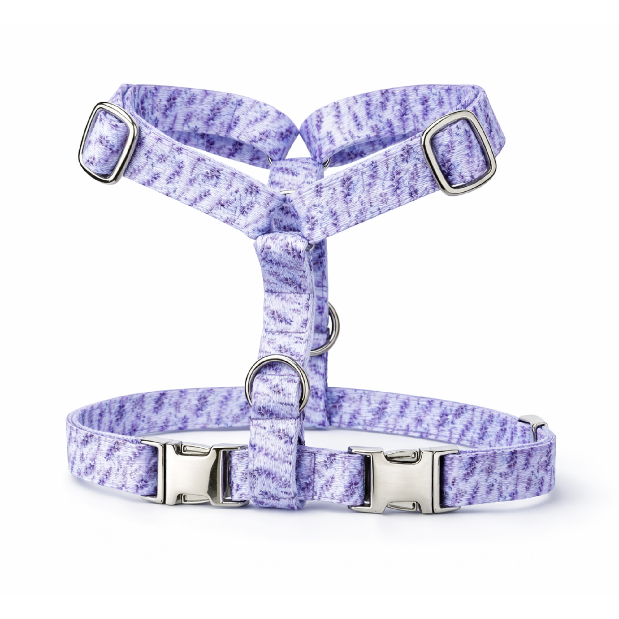Harnais pour chien motif Lavande – Confort, style & fabrication artisanale française