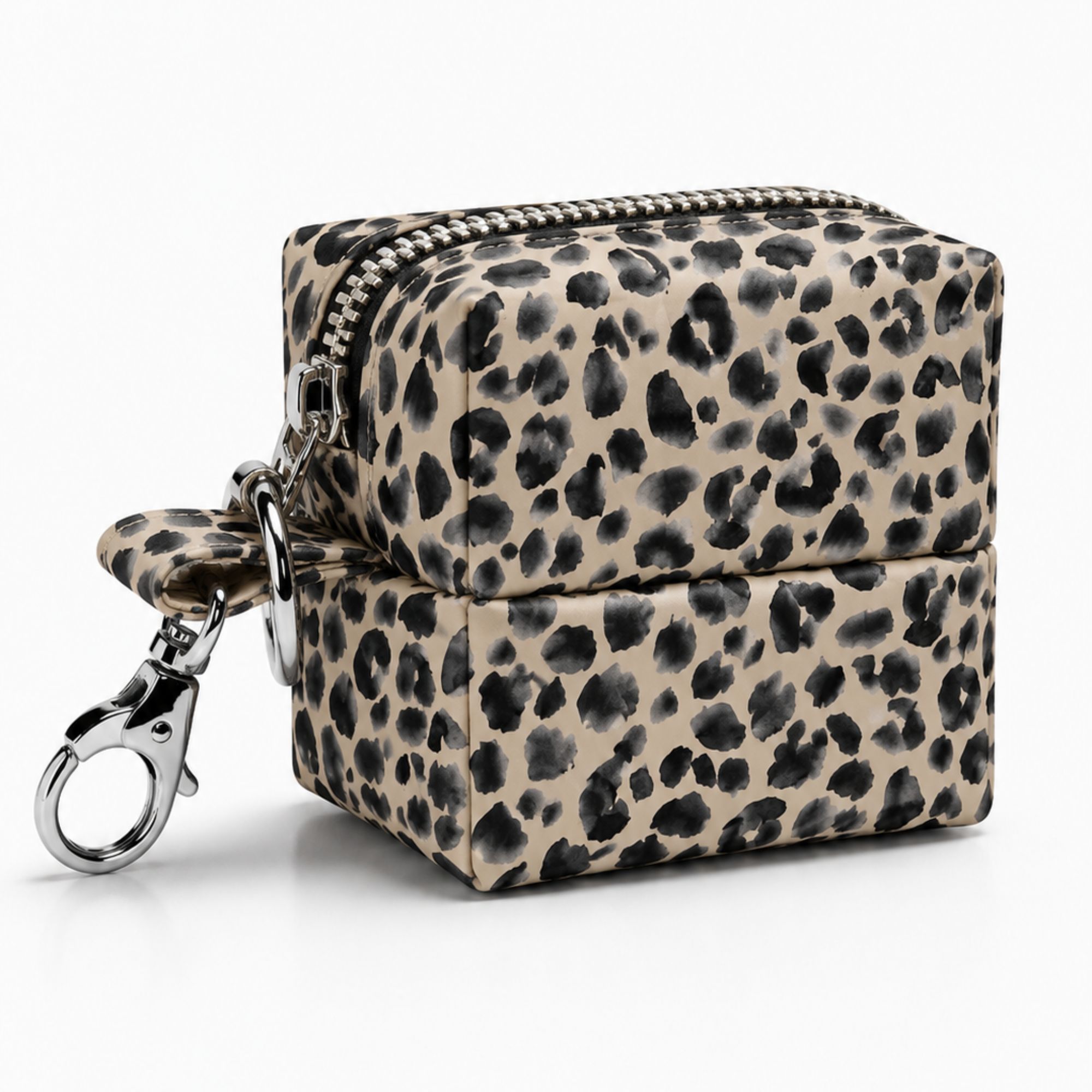Poop Bag pour Chien : Panthera guépard noir et beige