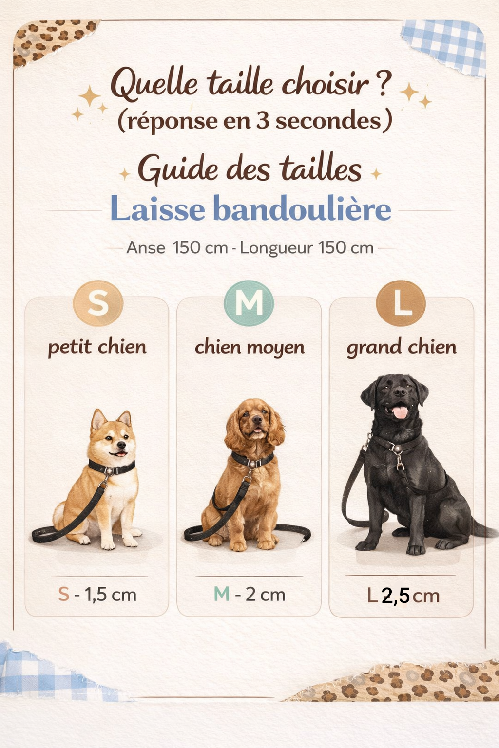 taille laisse
