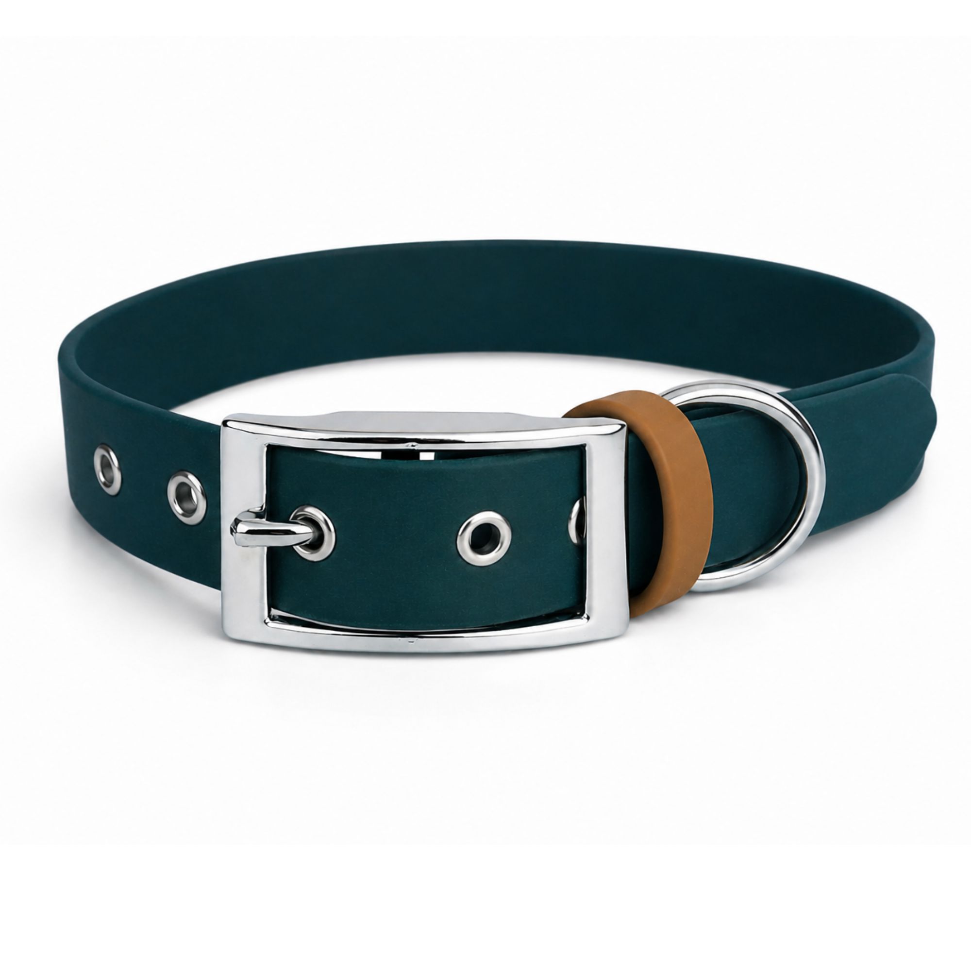 Sapin, Collier pour chien en Biothane vert foncé, fabriqués en France - Stylidog