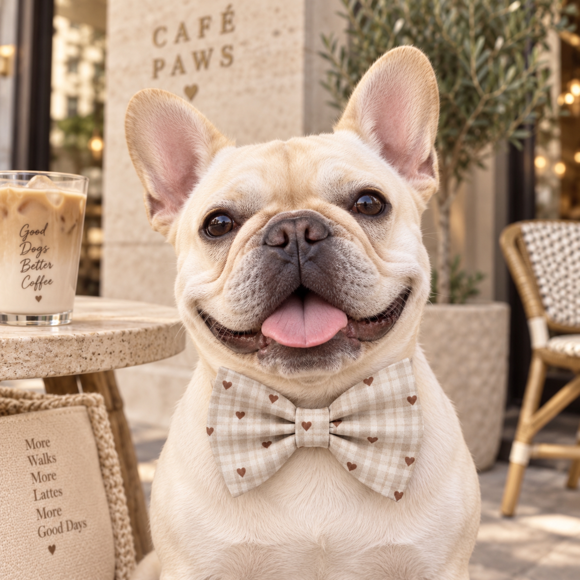 ACCESSOIRES POUR CHIEN STYLIDOG MOTIF LATTE CLUB