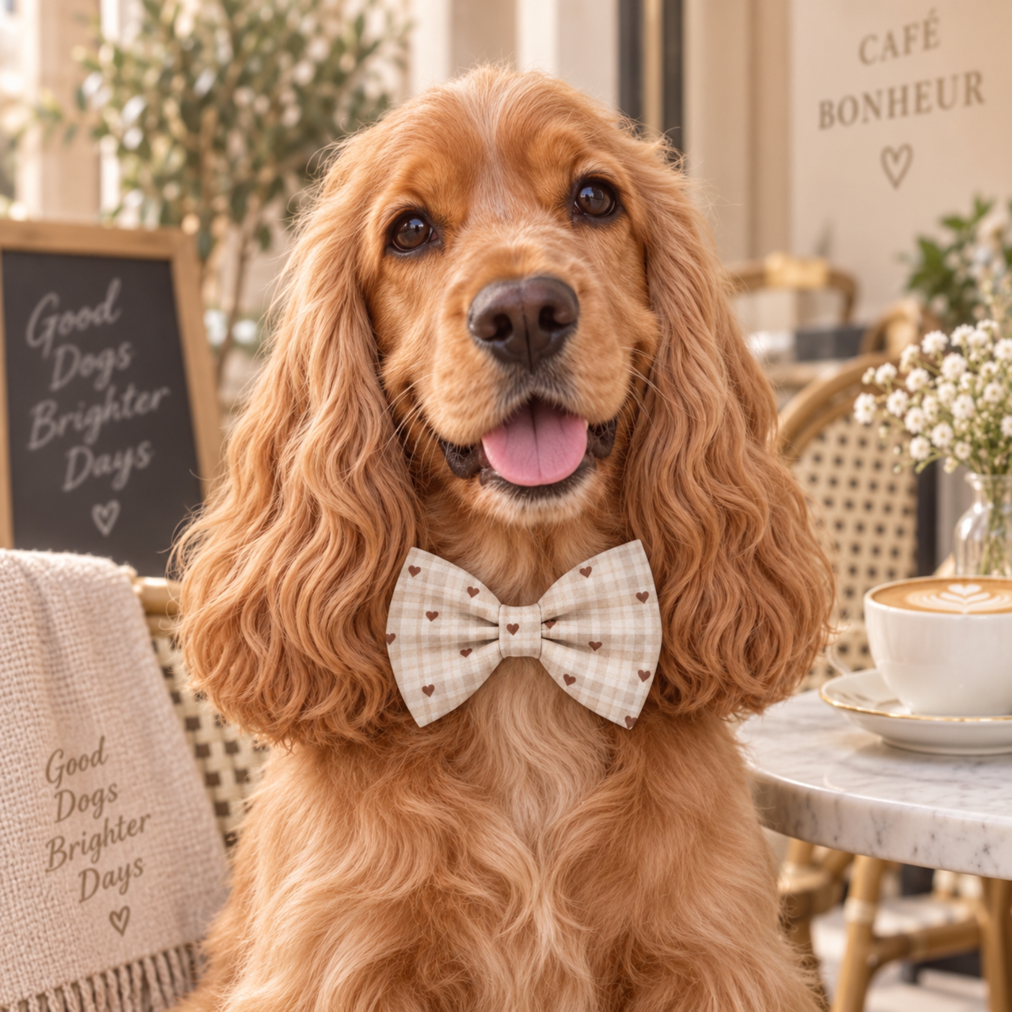ACCESSOIRES POUR CHIEN STYLIDOG MOTIF LATTE CLUB