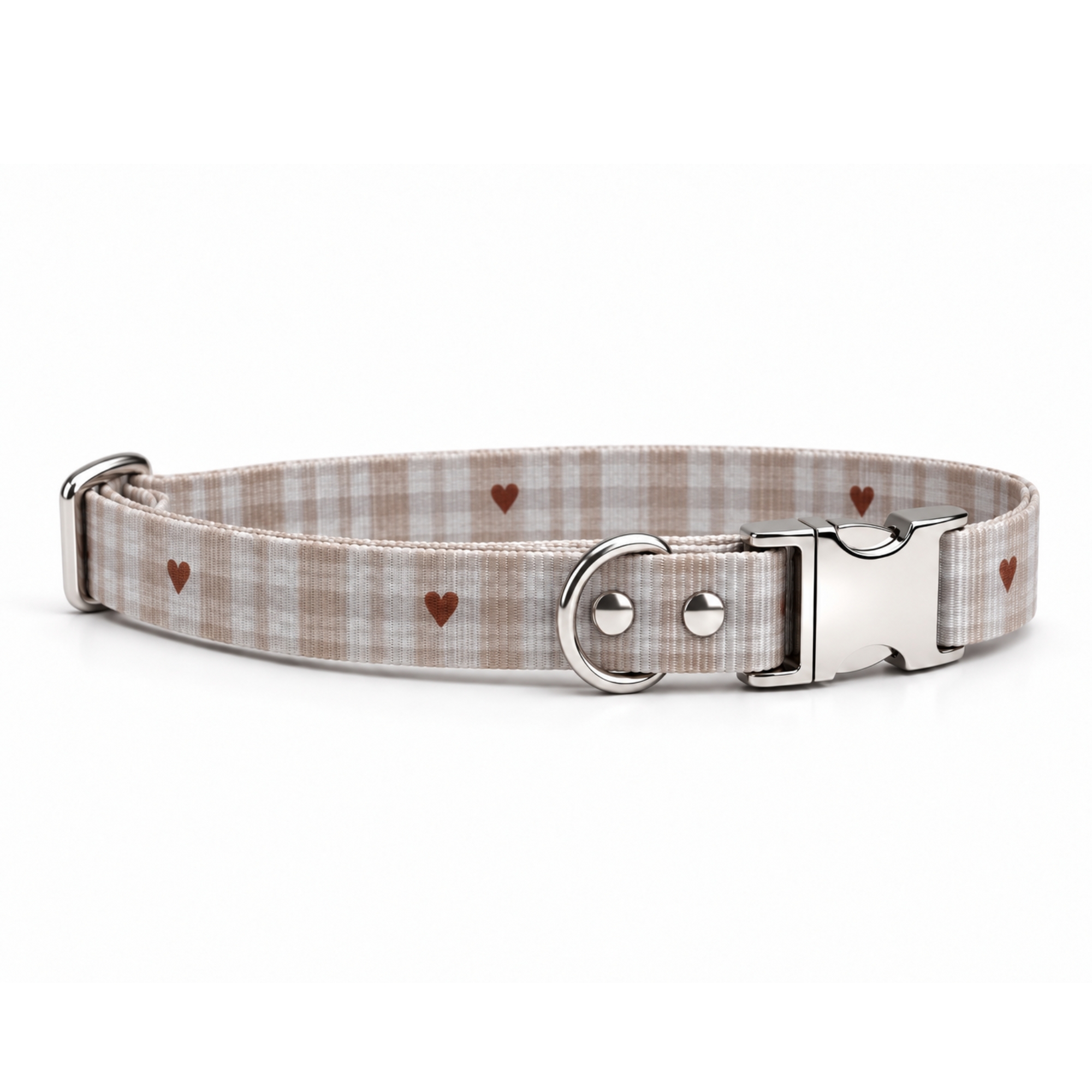 Collier pour chien Latte Club – Motif café latte beige & marron