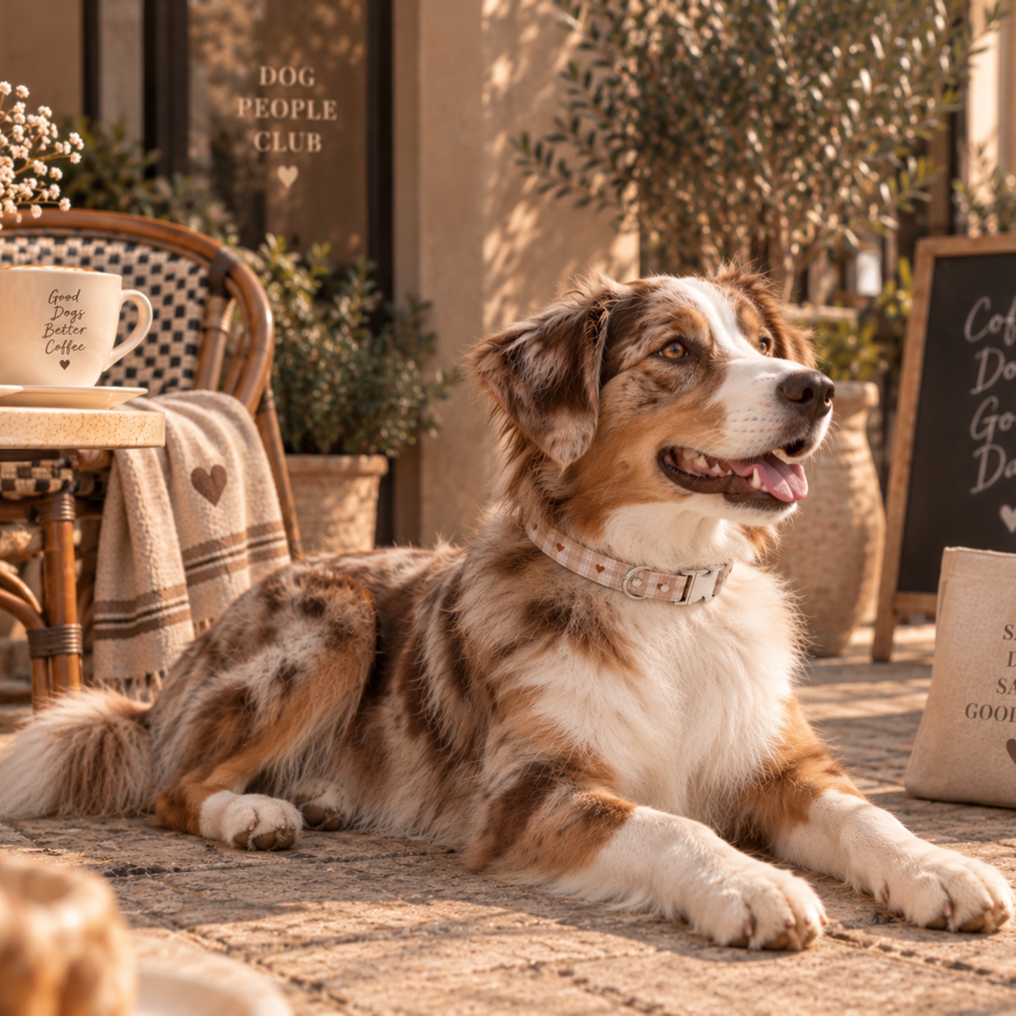 ACCESSOIRES POUR CHIEN STYLIDOG MOTIF LATTE CLUB