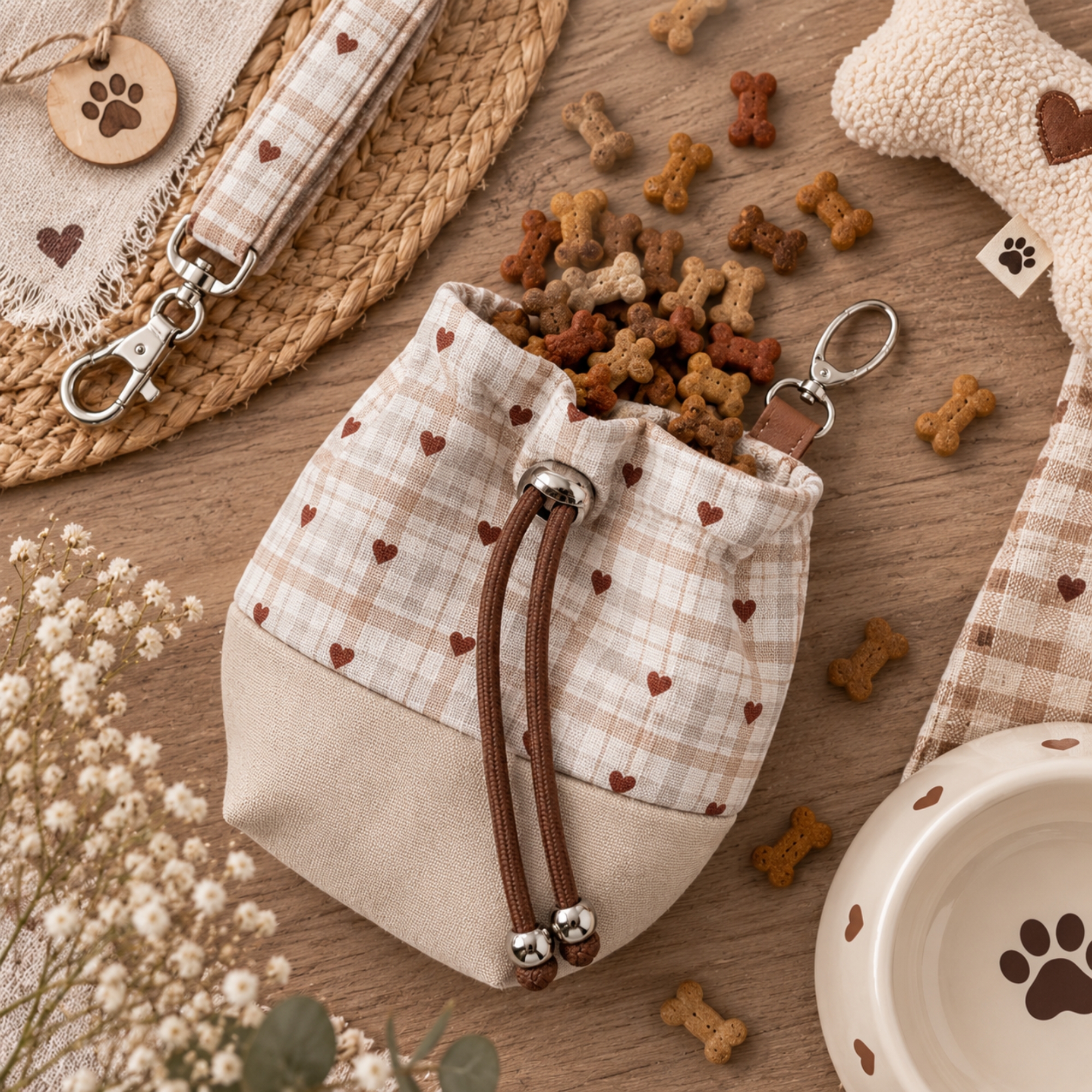 ACCESSOIRES POUR CHIEN STYLIDOG MOTIF LATTE CLUB