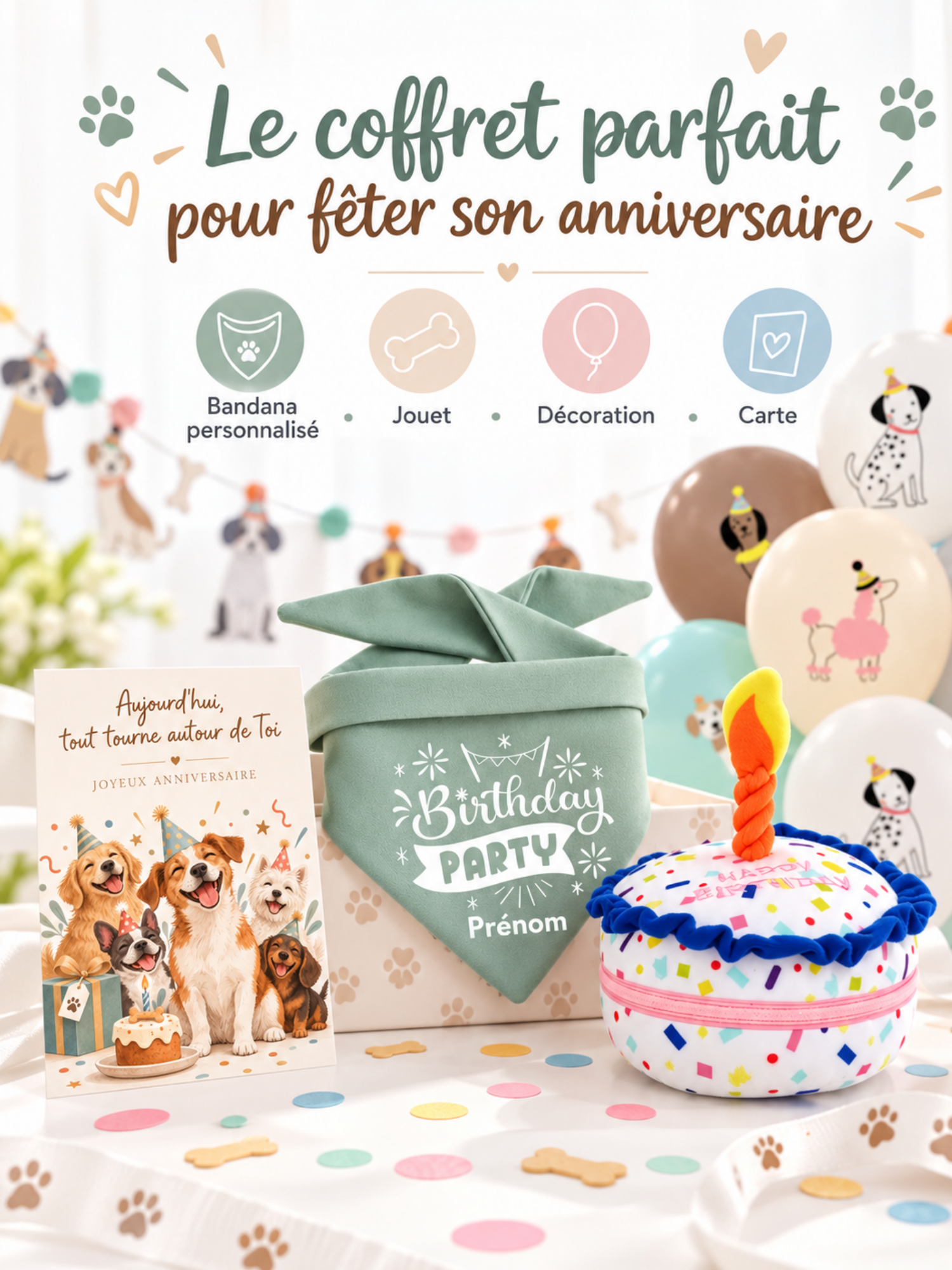 coffret anniversaire chien stylidog