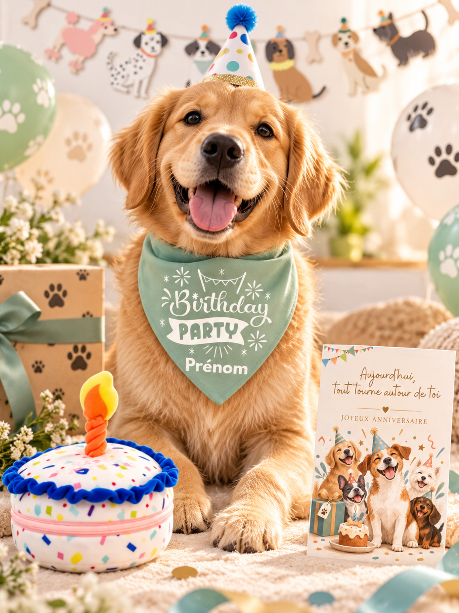 coffret anniversaire chien stylidog