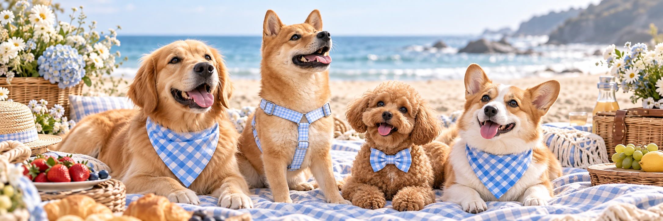 Collection Blueberry StyliDog – accessoires pour chien