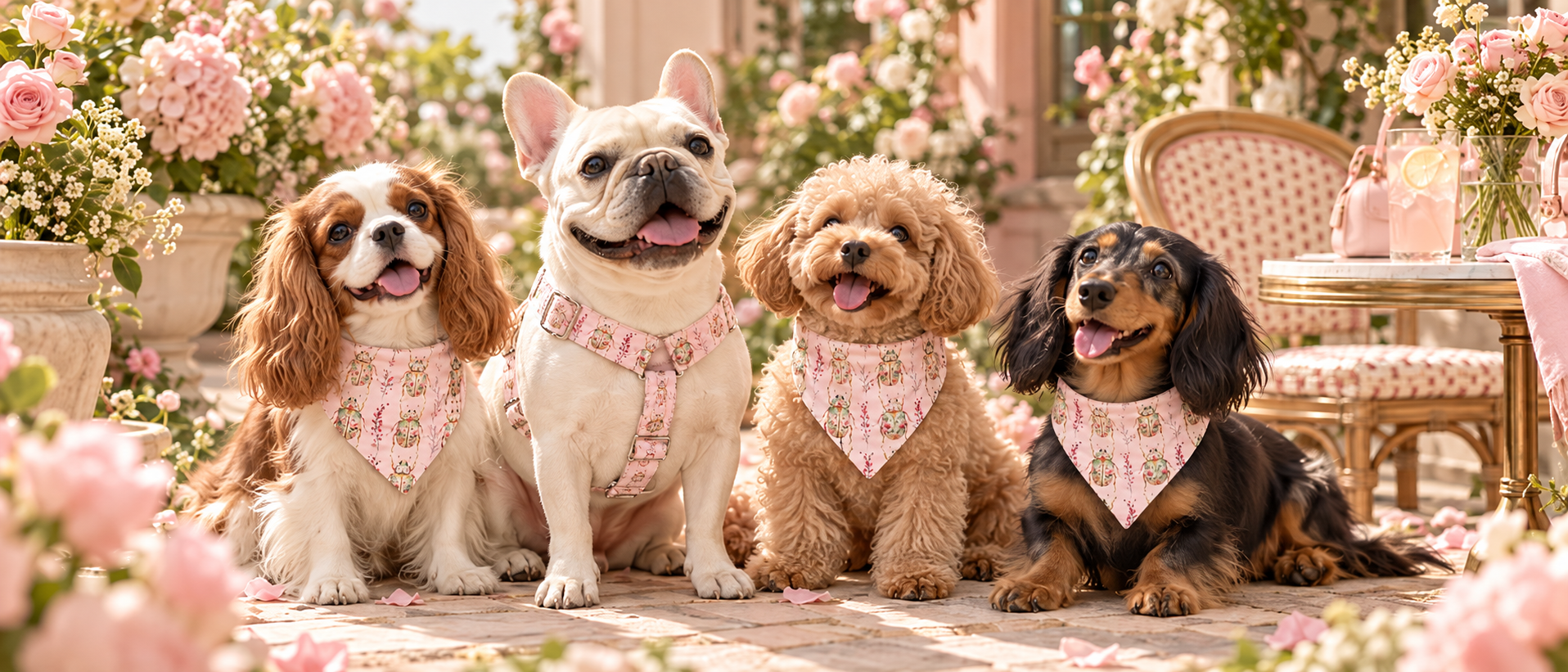 Collection Le bal des scarabées StyliDog – accessoires pour chien