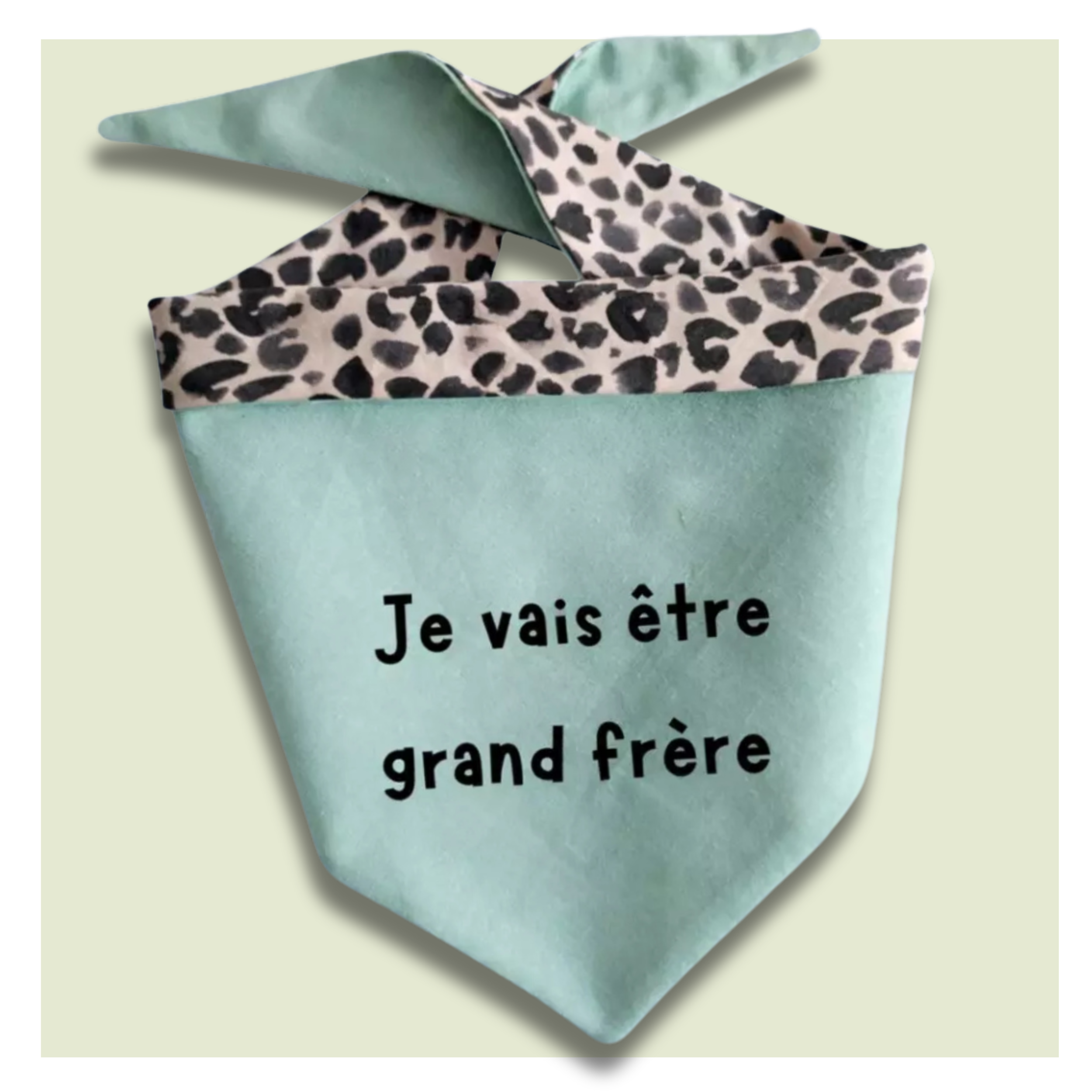 Bandana à message personnalisé pour chien