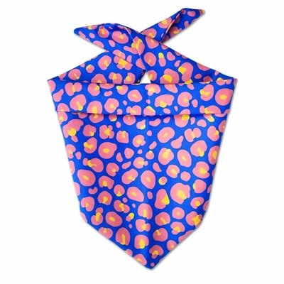 Bandana pour chien motif léopard