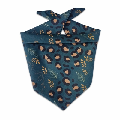 Bandana chien motif léopard