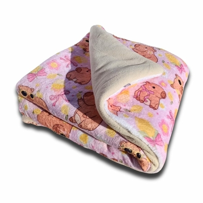 Plaid pour chien motif rongeur