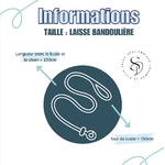 TAILLE LAISSE BANDOULIERE