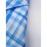 bandana chien carreaux bleus