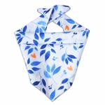 bandana motif aquablues chien