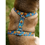 Harnais pour chien motif foret Stylidog