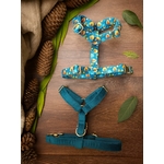 Harnais pour chien motif foret Stylidog