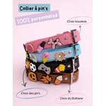 collier à pins pour chien Stylidog