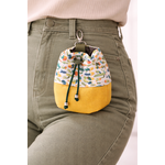 Pochette à dessins de légumes multicolores