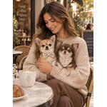 ACCESSOIRES POUR CHIEN STYLIDOG MOTIF LATTE CLUB