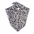 Bandana pour chien motif tacheté noir
