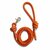 Laisse corde orange