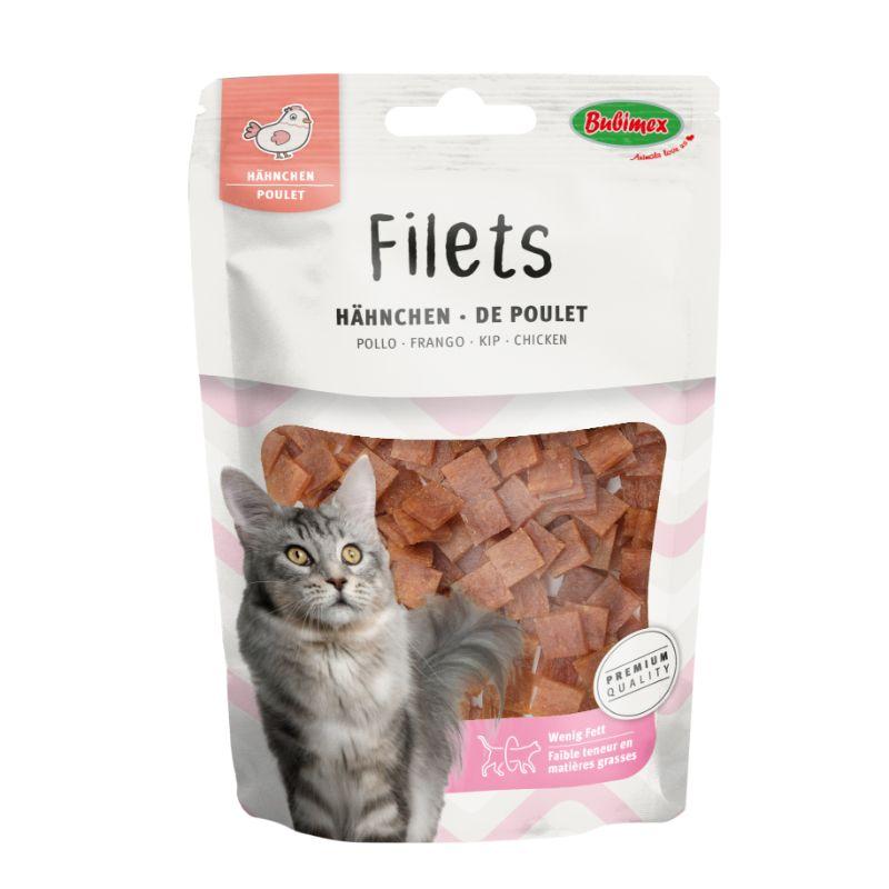 filets de poulet pour chats, friandise naturelle pour chats