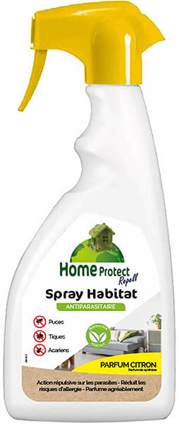 Home protect, spray habitat antiparasitaire citron 500ml