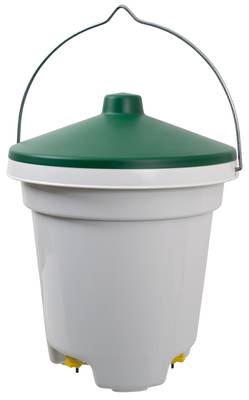 ABREUVOIR SEAU 12 LITRES A PIPETTE POULES ET VOLAILLES