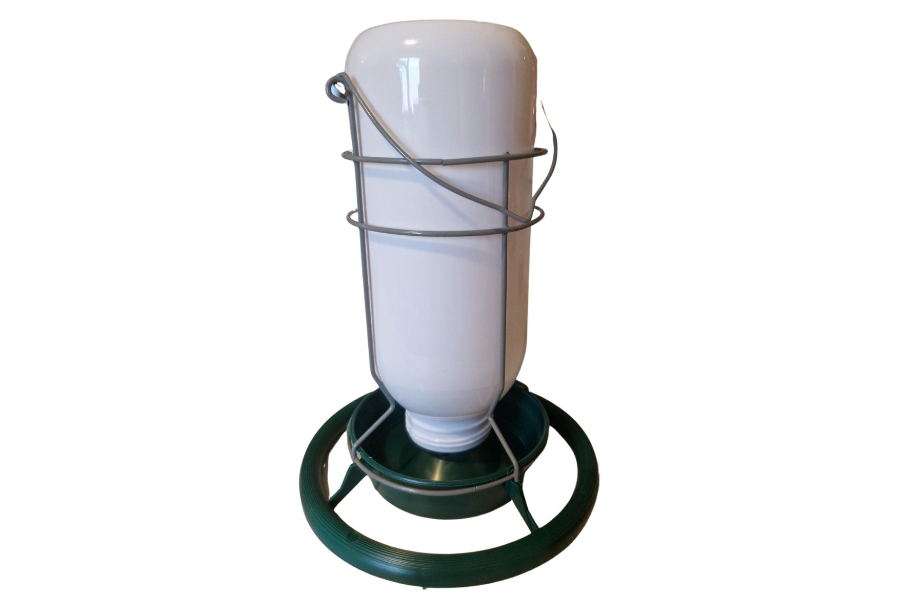 Fontaine lanterne plastique mangeoire abreuvoir pour oiseaux