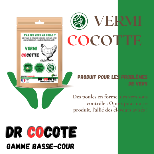 Dr cocotte vermi cocotte -vermifuge naturel pour poules