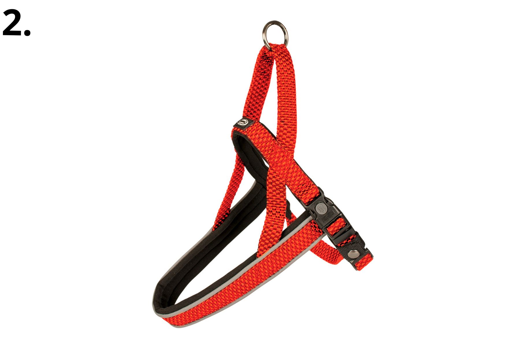 Harnais explor east nylon rouge pour chiens2