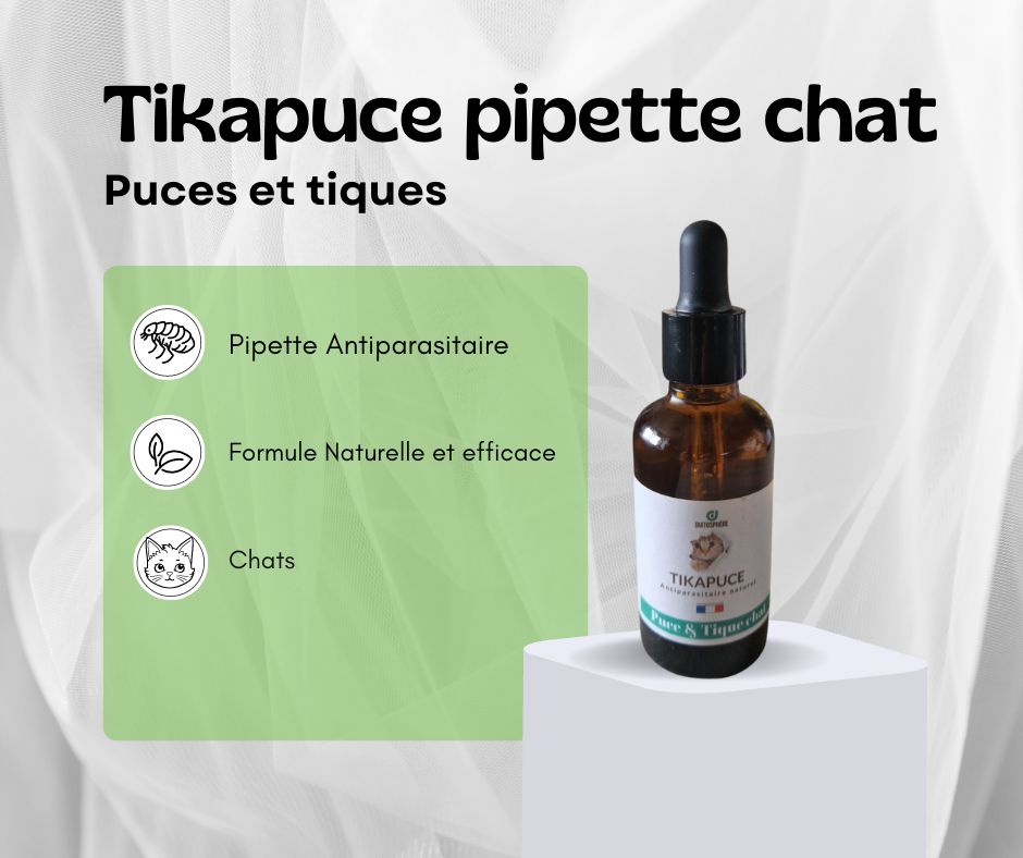 Tikapuce pipette chat