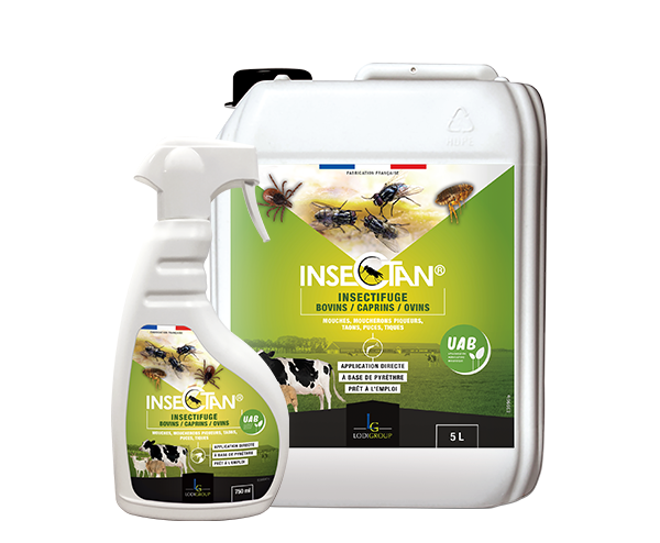 Insectan Insectifuge Chèvres, Moutons et vaches