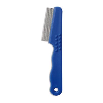 Peigne anti-puces ergonomique avec manche plastique pour chiens et chats
