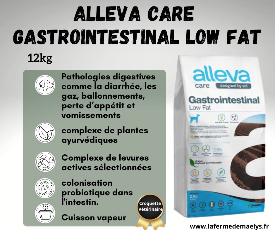 croquettes pour chiens-gastrointestinal-alleva-care-digestion-diarrhée