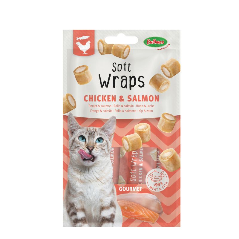 Soft wraps poulet saumon