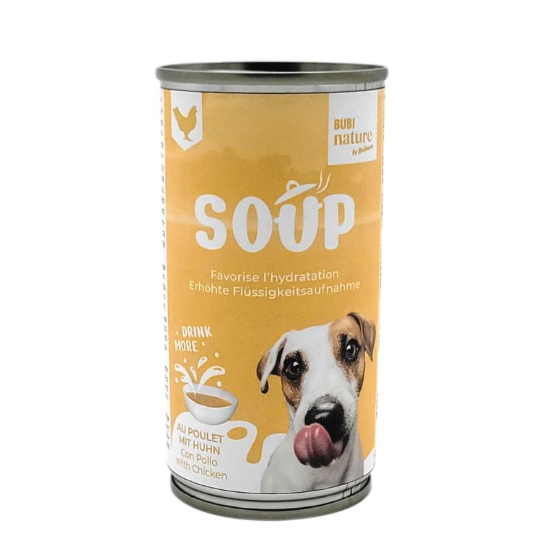 soup au poulet pour chiens