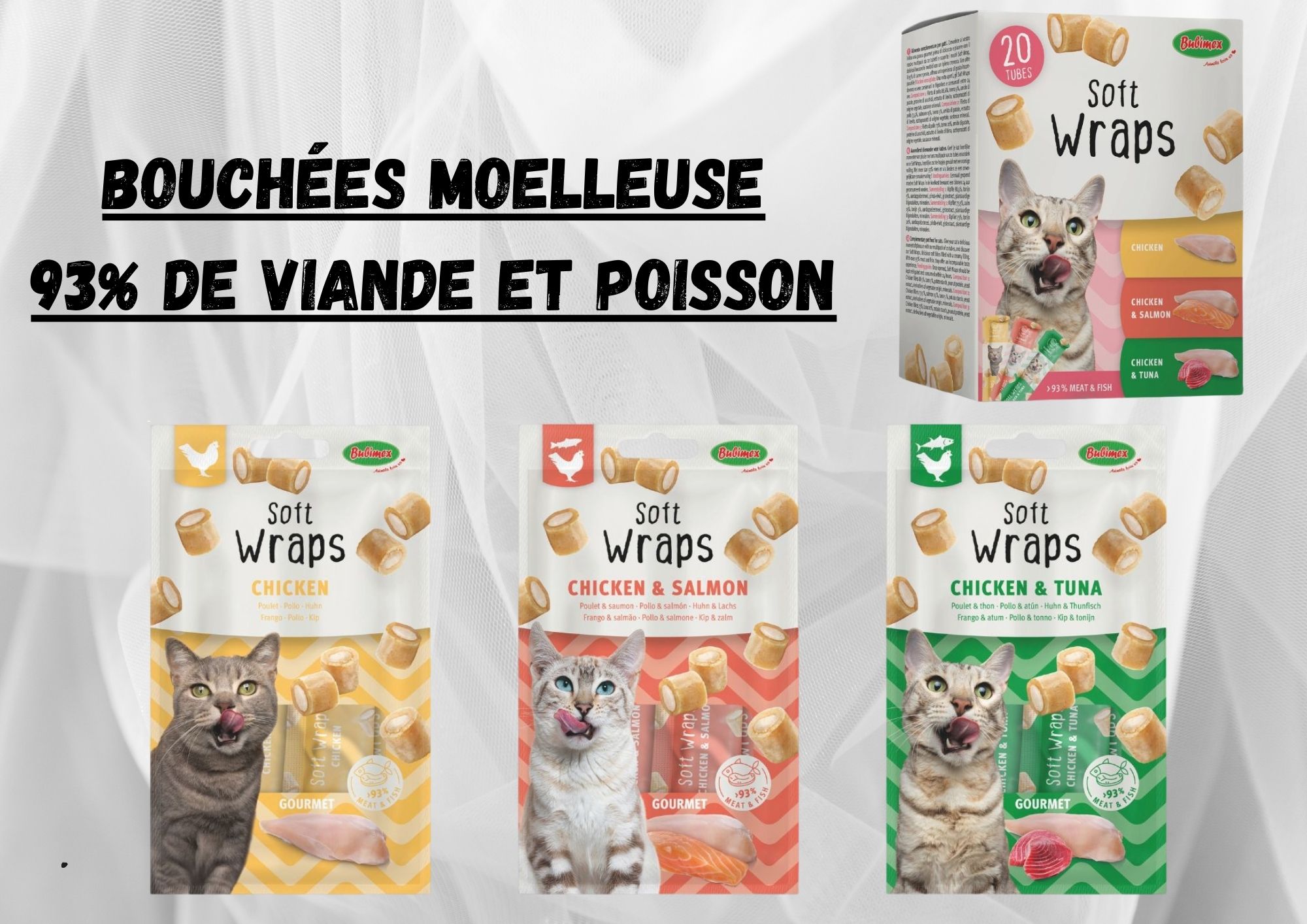 Soft wraps pour chats