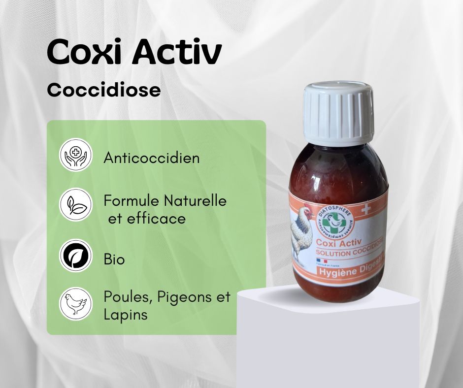 Coxi activ, coccidiose poule, pigeon et lapin, anticoccidien