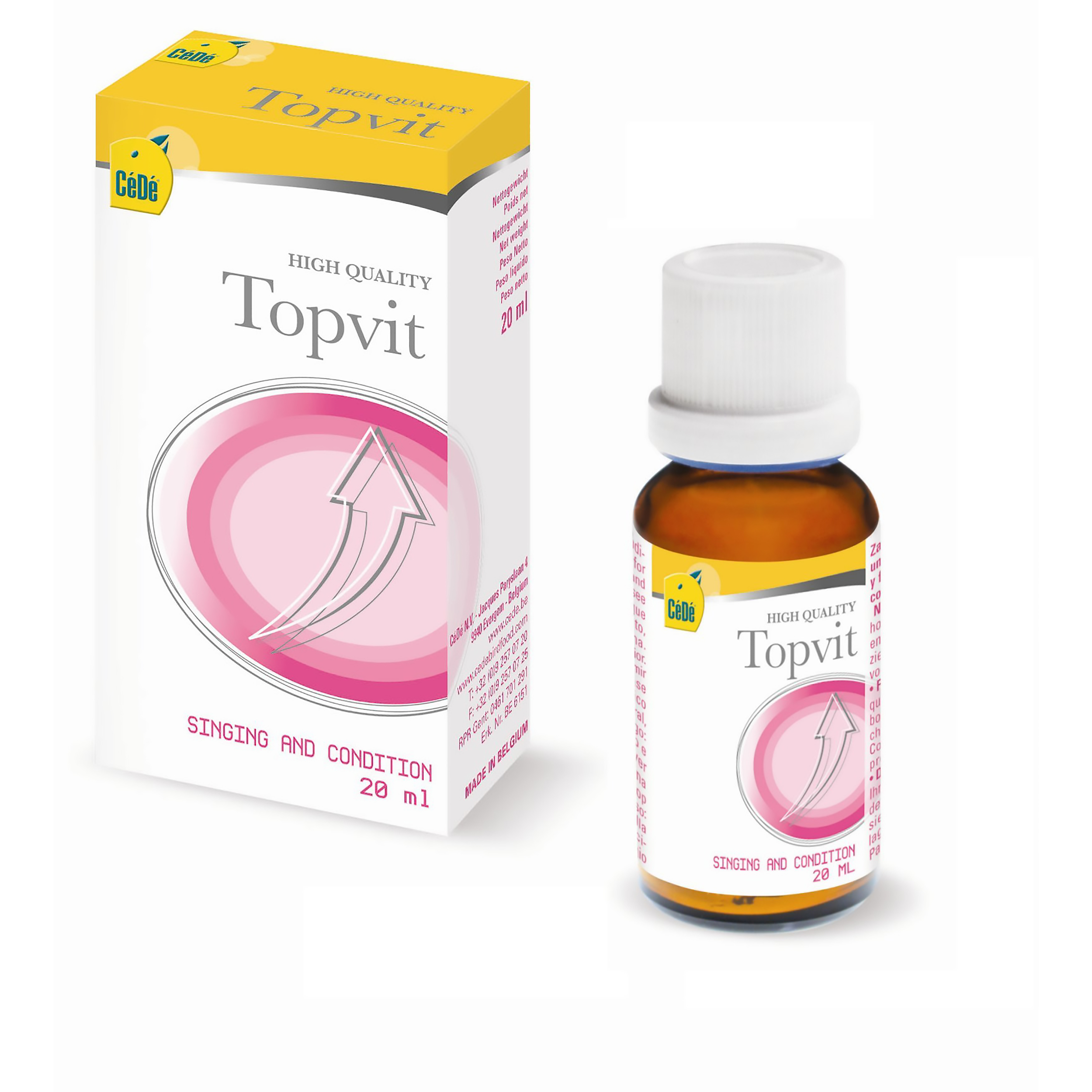 Cédé Topvi- vitamines et fortifiant pour oiseaux